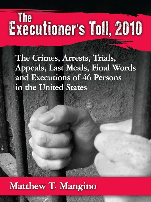 Title details for The Executioner's Toll, 2010 by Matthew T. Mangino - Available